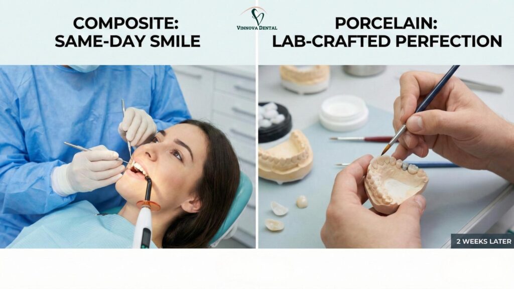 Composite vs Porcelain Veneers: Which Option is Right for Your Smile in 2026?